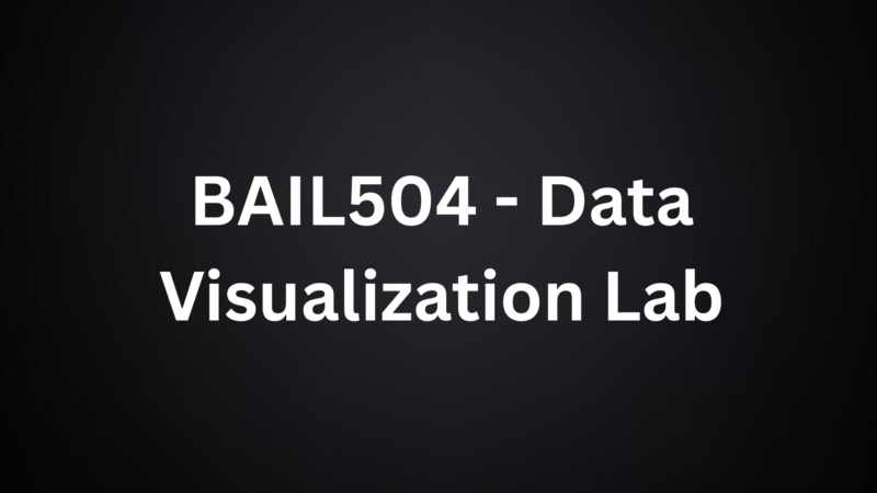 Data Visualization Lab