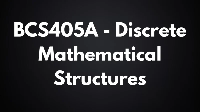 BCS405A