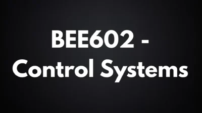 Control Systems