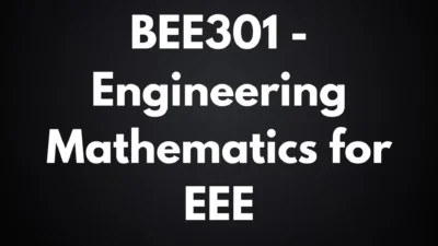 Engineering Mathematics for EEE