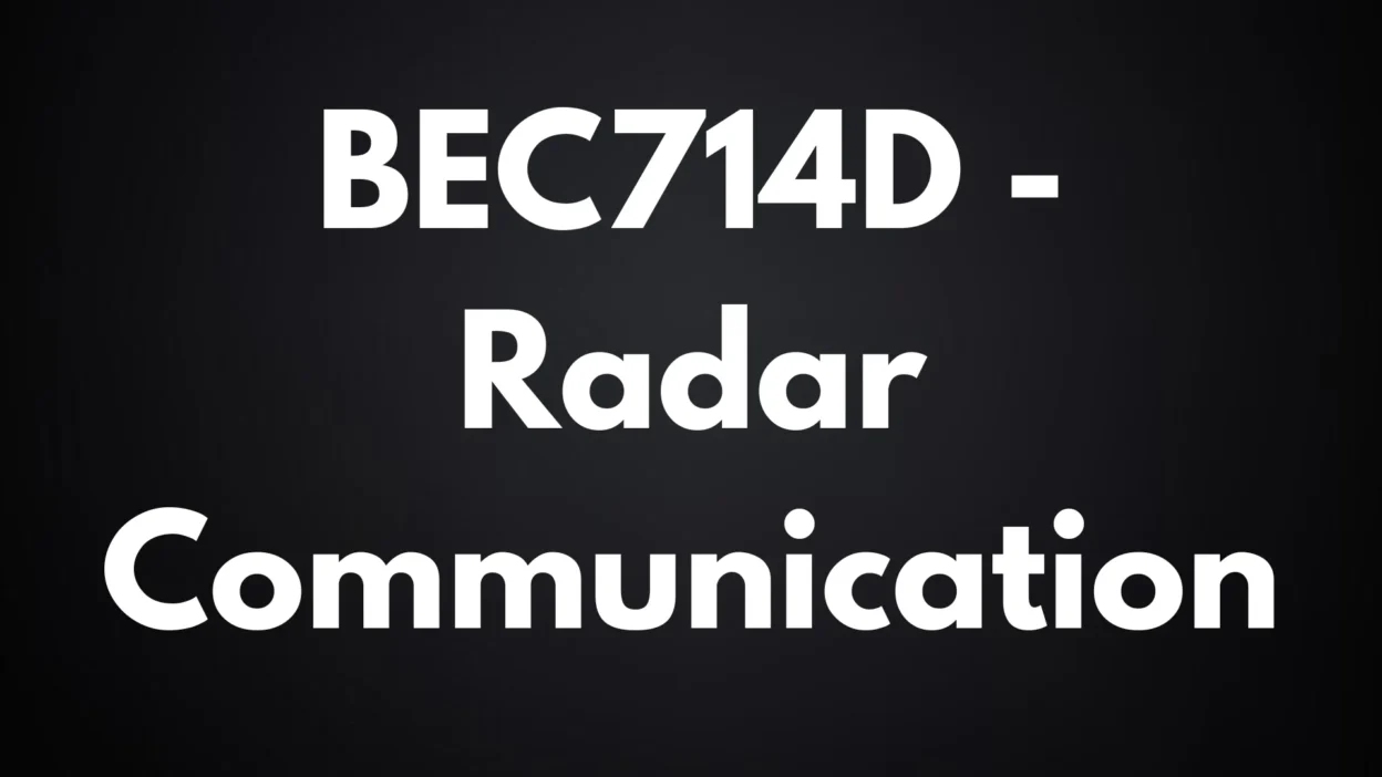 Radar Communication