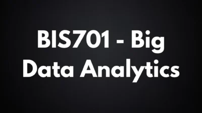 Big Data Analytics